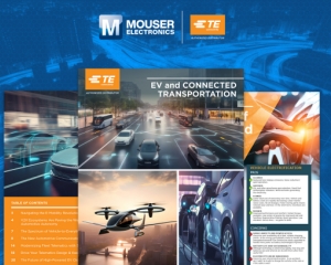 마우저와 TE 커넥티비티, 전기차 및 커넥티드 운송 분야의 혁신 기술 조명하는 전자책 발간