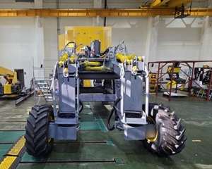 산악 목재 수확, 로봇이 험지 벌목 작업한다